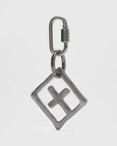 KSUBI KEY RING ANTIQUE SILVER
