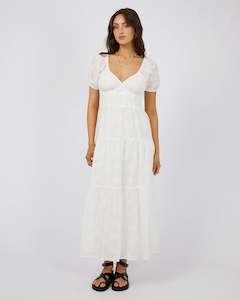All About Eve: ALL ABOUT EVE SUTTON BRODERIE MAXI DRESS - VINTAGE WHITE