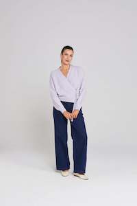 Thing Thing: THING THING WRAPT CARDIGAN - LILAC