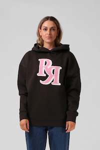 Womens Sweats Hoodies: RPM BINATE OS HOOD - BLACK COFFEE
