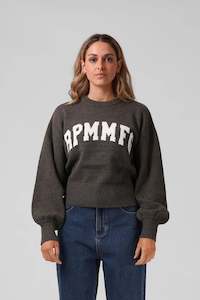 RPM AYLA VARSITY KNIT - KHAKI