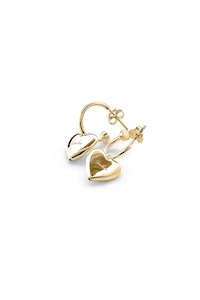 STOLEN GIRLFRIENDS CLUB FULL HEART SLEEPER - GOLD PLATED