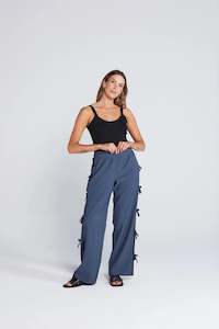 Thing Thing: THING THING BOWTIFUL PANT - NAVY OXFORD