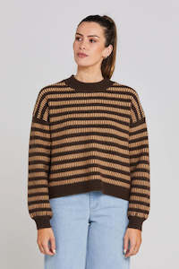 Thing Thing: THING THING IGNITE JUMPER - CHOC & MOCHA