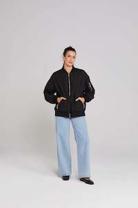 THING THING FLYING JACKET - BLACK