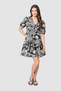 Best Selling: LEILA + LUCA SOHO DRESS - SAND FLOWER