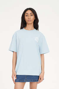 HUFFER RELAX TEE 220/DAISY - Y2K BLUE
