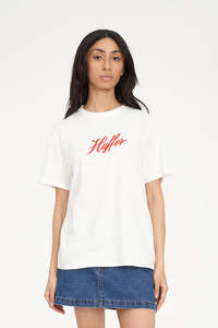 Womens Tees: HUFFER CLASSIC TEE 170/RALLY - CHALK