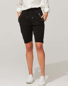 Womens Shorts: COTTON RIB SHORT