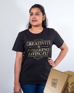 Womens Essential Tees Polos: SUPIMA CREATIVITY O/S TEE
