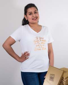 SUPIMA WALK A MILE VEE TEE