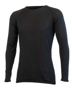 Mens Essential Tees Polos: SUPERFINE MERINO LONG SLEEVE CREW