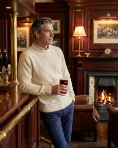 Mens: NZ LAMBSWOOL CREW NECK