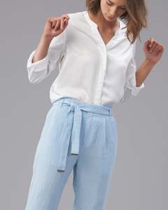 LINEN TIE WAIST PANT