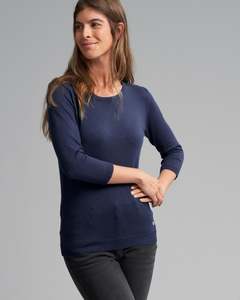 BAMBOO COTTON SILK 3/4 SLEEVE