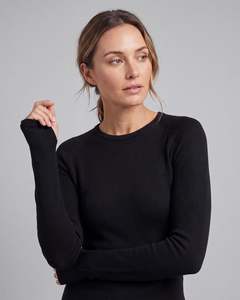 Womens: SUPERFINE MERINO ALPINE LONG SLEEVE CREW WOMENS