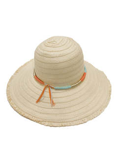 Womens Hats Scarves: YHT006 | PASTEL STRAW HAT