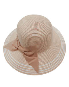 Womens Hats Scarves: YHR665 | BOW 2-TONE HAT