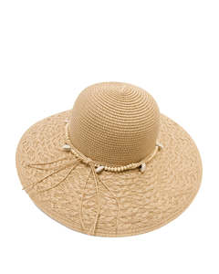 Womens Hats Scarves: YHT001 | SEASHELL BEAD HAT