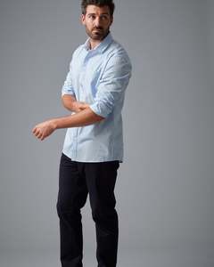 Mens Long Sleeve Shirts: COTTON MODERN CHECK SHIRT