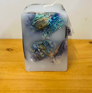 Products: Paua candle square - Wildstem Florists