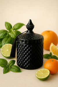 Candle: Lime, Basil & Mandarin ~ Soy Wax Candle