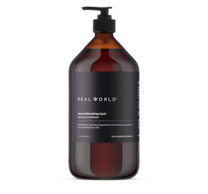 Realworld: Natural Dishwashing Liquid - Kaffir Lime & Peppermint - 1000ml
