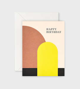 Gift Edit: Lettuce | Card | Happy Birthday Chartreuse Arch