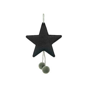 Baby X Child Home: Star With Pompoms- 16 cm