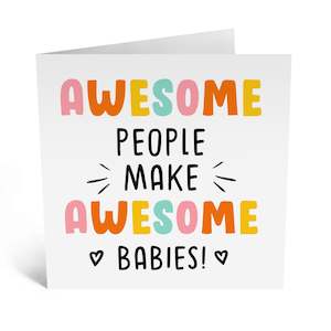Awesome Baby Card
