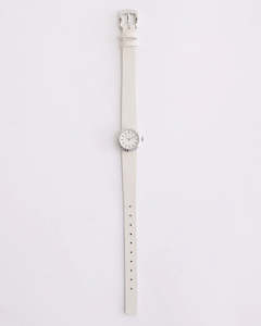 The Horse: The Dot Watch || Milk Leather