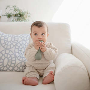 Mushie: Baby Rattle Silicone