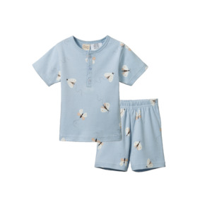 Kids Sleepwear: 2PC Short Sleeve Cotton Pyjamas || Butterfly Dance