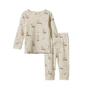 Kids Sleepwear: Long Sleeve Pyjamas 2PC || Rabbitty Print