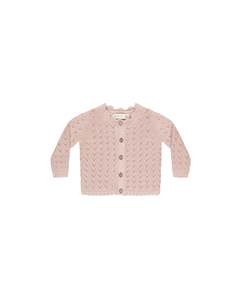 Scalloped Cardigan || Bubblegum