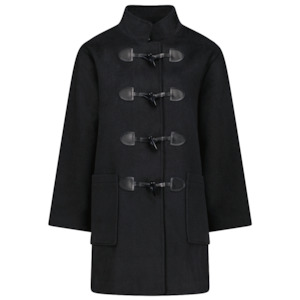Sale Auto: Virginia Wool Duffle Coat || Black
