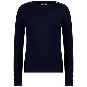 Moke: Nicki - Women's Knit Sweater || French Navy