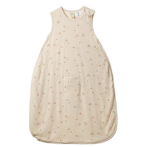 Organic Cotton & Merino Sleeping Bag || Bumble Bee Print