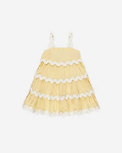 Rylee Cru: Ric Rac Dress || Yellow