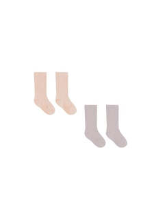 Socks: Socks Set || Melon/Lavender