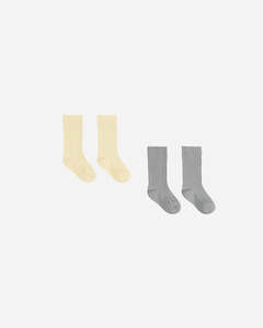 Sock Set ||Sky/Yellow