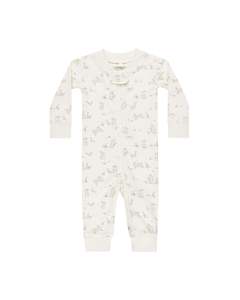 Baby Shower Gifts: Zip Long Sleeve Sleeper || Bunnies