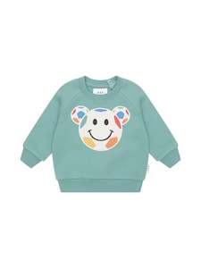 Smiley Soccer Sweatshirt || Sprout