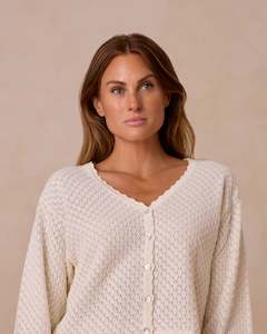 Ella Cardigan || Ivory