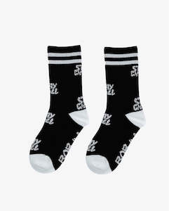 Stay Chill Socks || Black