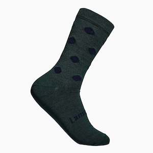 Socks: Mens Merino Crew Sock || Caspian