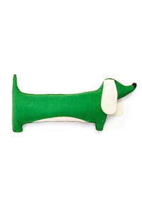 Muskhane: Sausage Dog Pasu Cushion || Chlorophyll