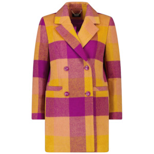 Maria Wool Blazer - Autumn Plaid