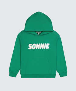 Puff Print Hoodie || Kermit Green