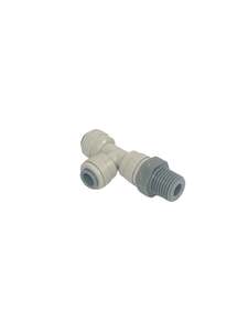 John Guest Fittings: Swivel Male Run T 1/4" BSPT